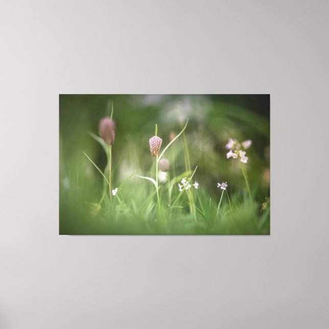Toile Chess Flower Nature Photo (Recto)