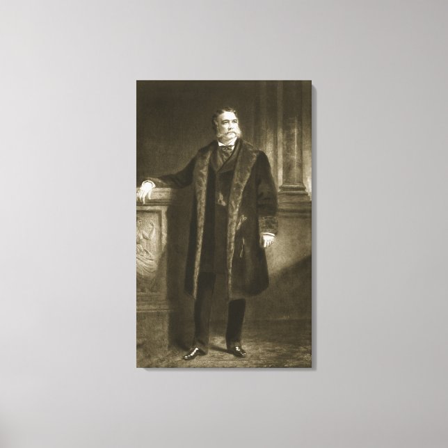 Toile Chester A. Arthur, 21e Président de l'United St (Recto)