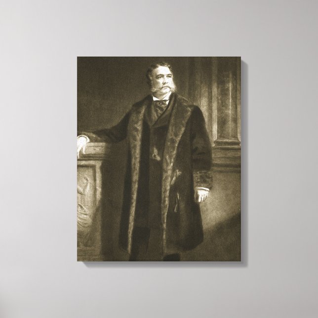 Toile Chester A. Arthur, 21e Président de l'United St (Recto)