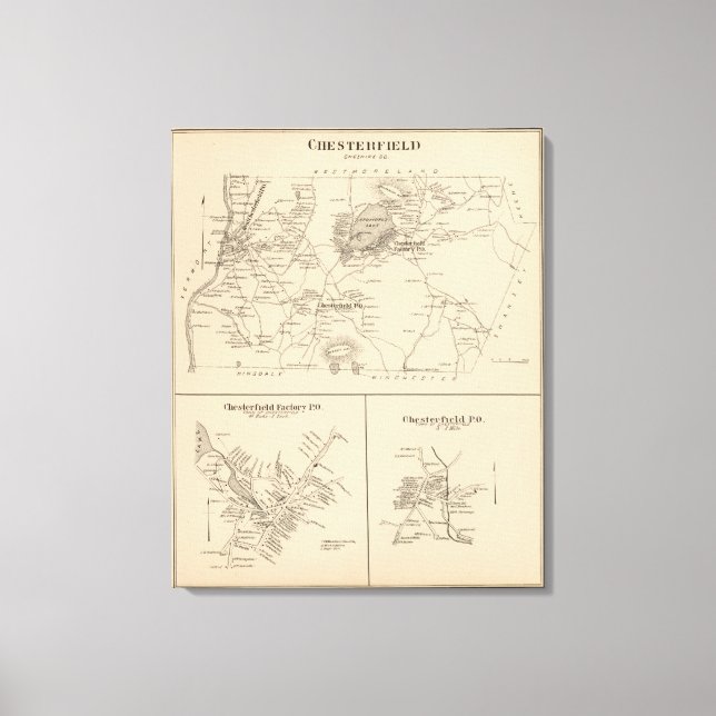 Toile Chesterfield, Cheshire Co (Recto)