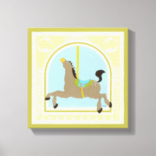 Toile Cheval Carrousel par Juin Erica Vess