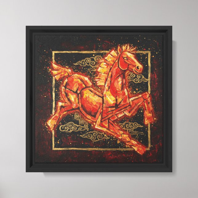 Toile Cheval de Feu (Recto)