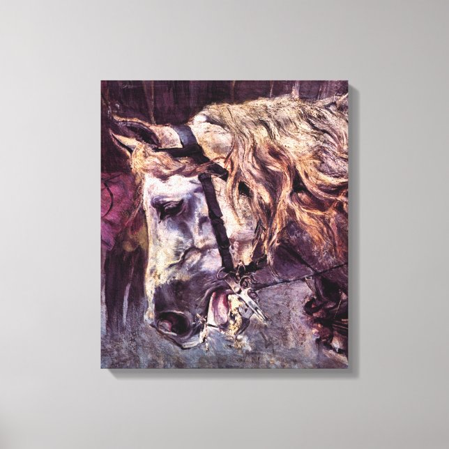 Toile Cheval de Giovanni Boldini, Art Vintage (Recto)