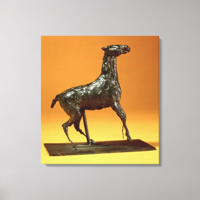Toile Cheval en caracolage (bronze) (Recto)