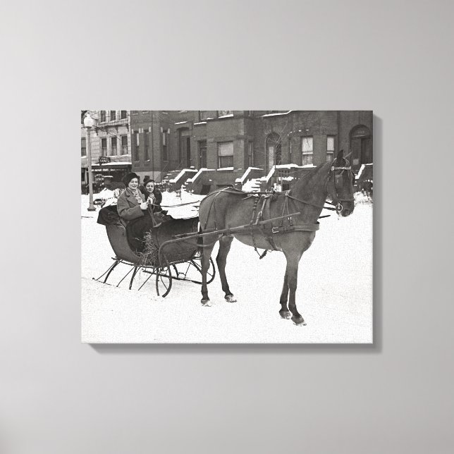 Toile Cheval et traîneau, 1935 (Recto)