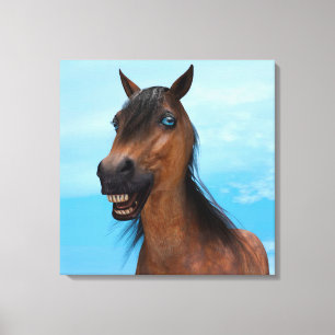 Toile Cheval Heureux