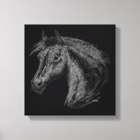 Cheval : Noir