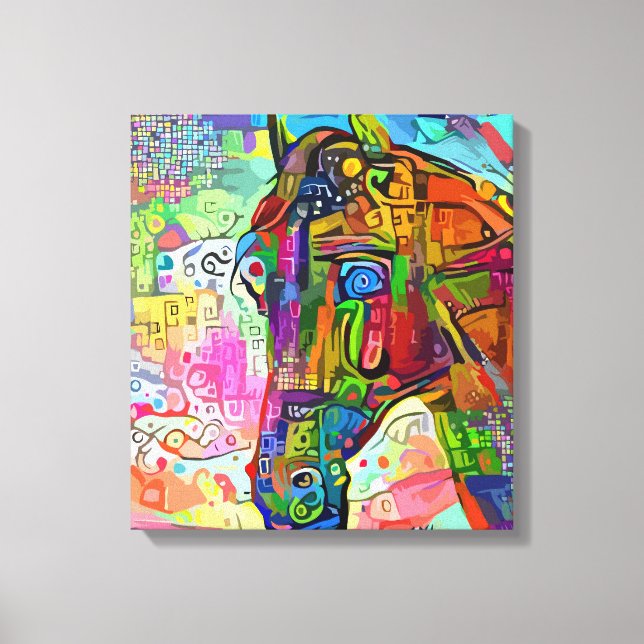 Toile Cheval | Zazzle_Growshop. (Recto)