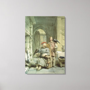 Toile Chevalier et page