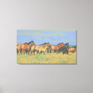 Toile chevaux