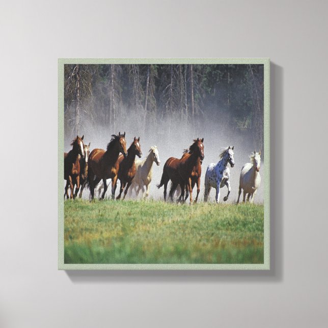 Toile Chevaux de course Canvas Art Mur (Recto)