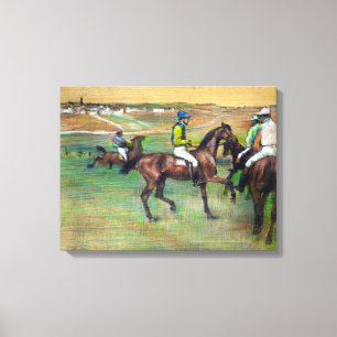Toile Chevaux de course Edgar Degas