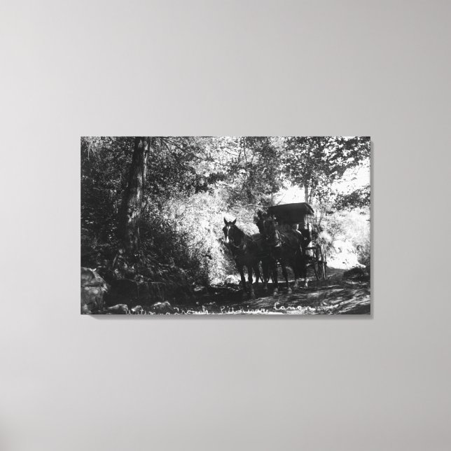 Toile Chevaux de transport en panne (Recto)