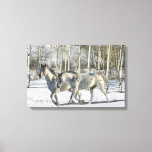 Toile Chevaux d'imaginaire : Le pays des merveilles
