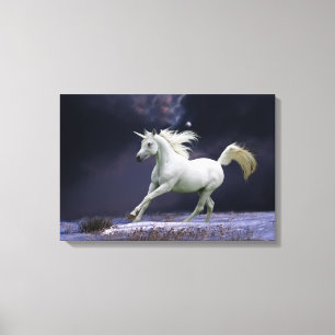 Toile Chevaux d'imaginaire : Licorne