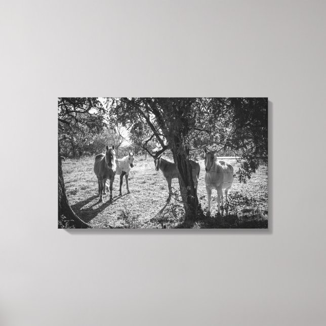 Toile Chevaux en campagne (Recto)