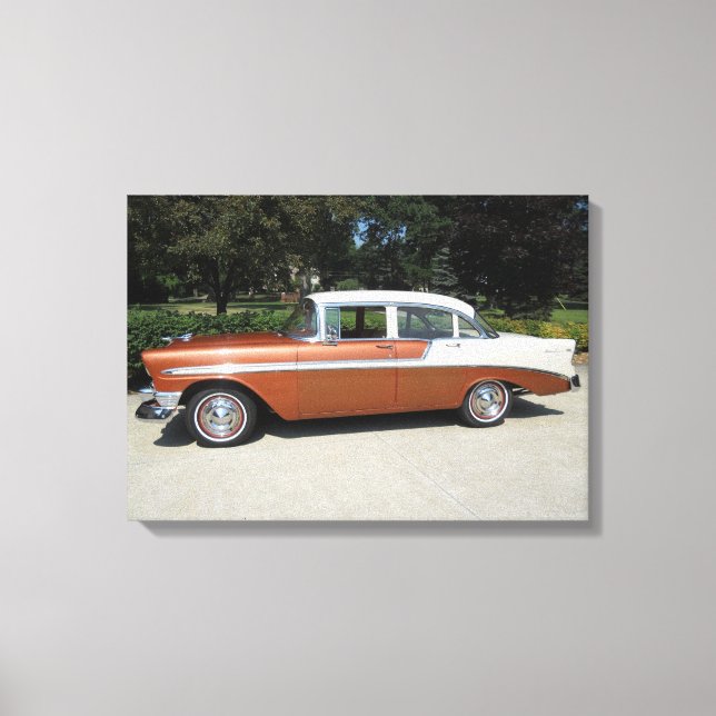 Toile Chevrolet Bel-Air 1956 Sedan 4 portes (Recto)