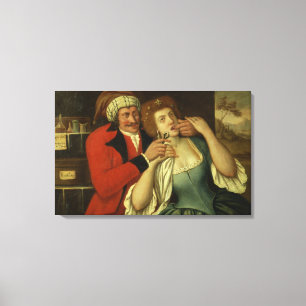 Toile Chez le dentiste (huile sur toile)