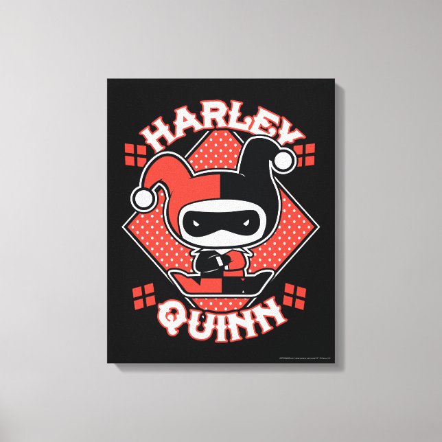 Toile Chibi Harley Quinn Splits (Recto)