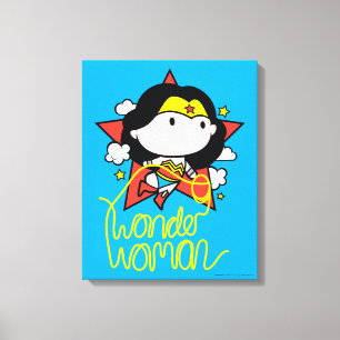 Toile Chibi Wonder Woman Voler Avec Lasso