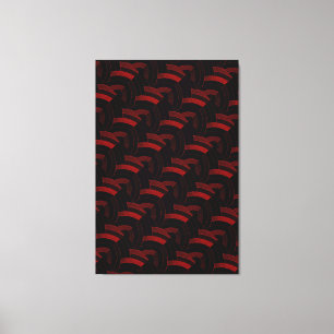 Toile chic et contemporain chevrons