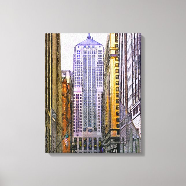 Toile Chicago Board Of Trade - Canvas Rectangulaire Art (Recto)