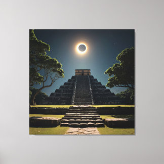 Toile Chichen Itza Eclipse