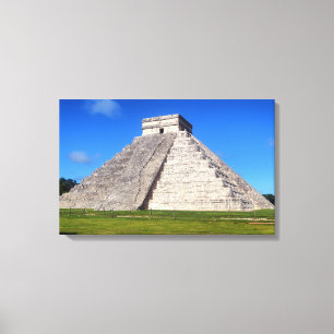 Toile Chichen Itza, Guerriers du Temple