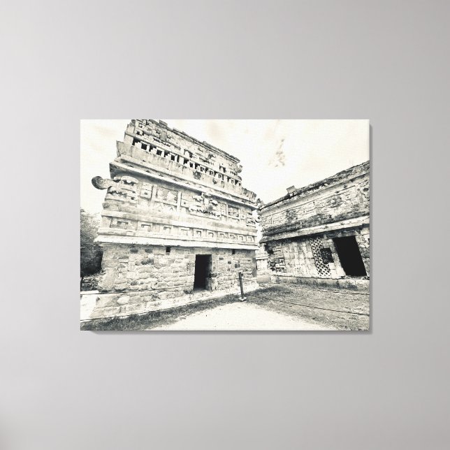 Toile Chichén Itzá : La Iglesia (L'Eglise) (Recto)