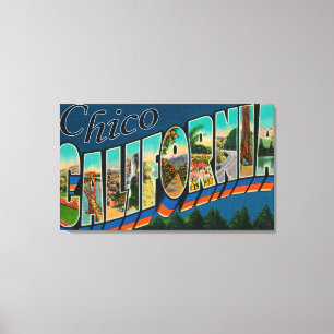 Toile Chico, la Californie - grandes scènes de lettre