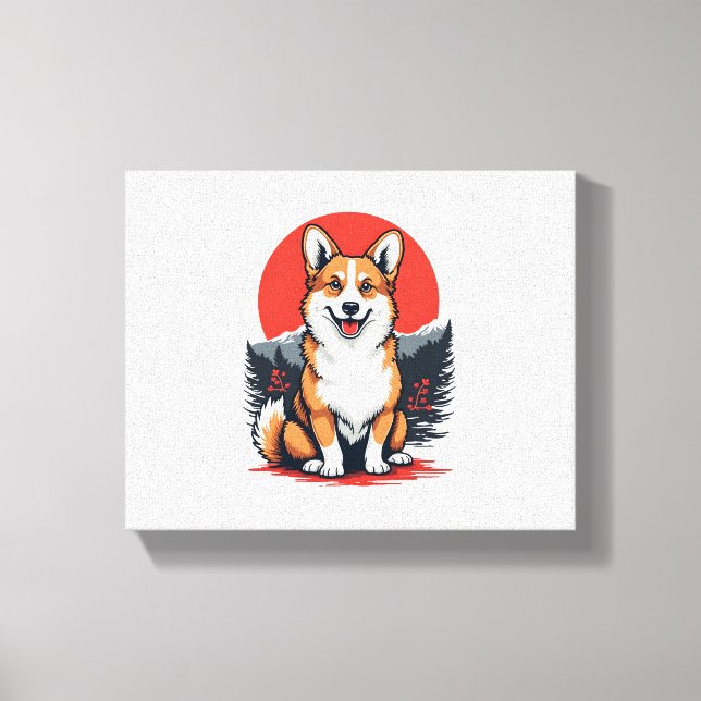 Toile Chien Akita Inu (Recto)