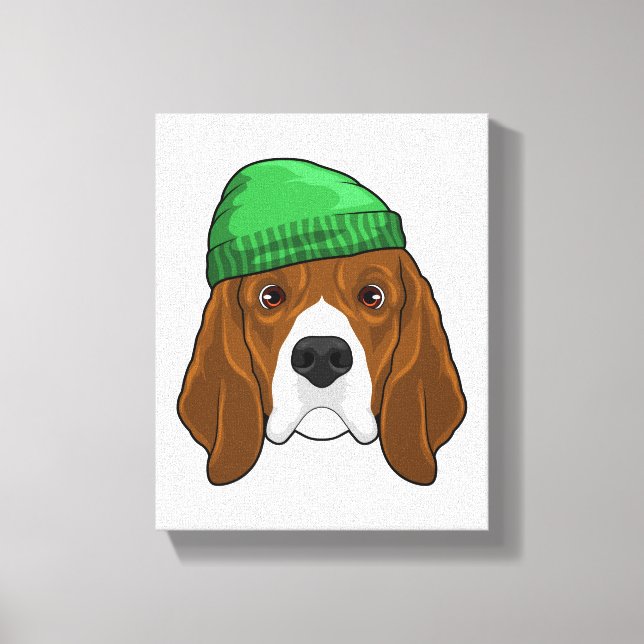 Toile Chien au bonnet (Recto)