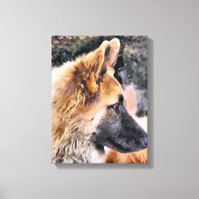TOILE CHIEN BERGER ALLEMAND (Recto)