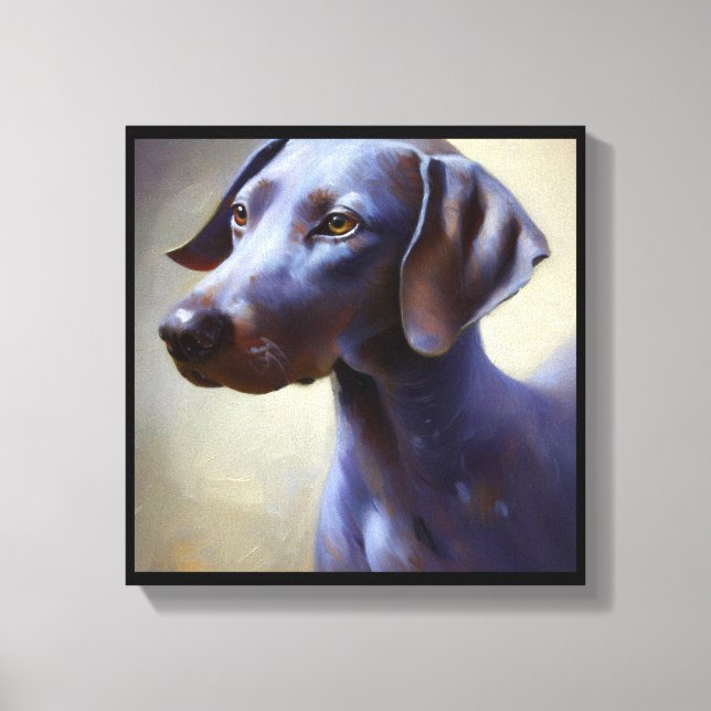 Toile Chien Blue Lacy  (Recto)