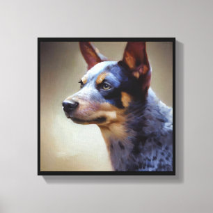 Toile Chien Bouvier Australien 
