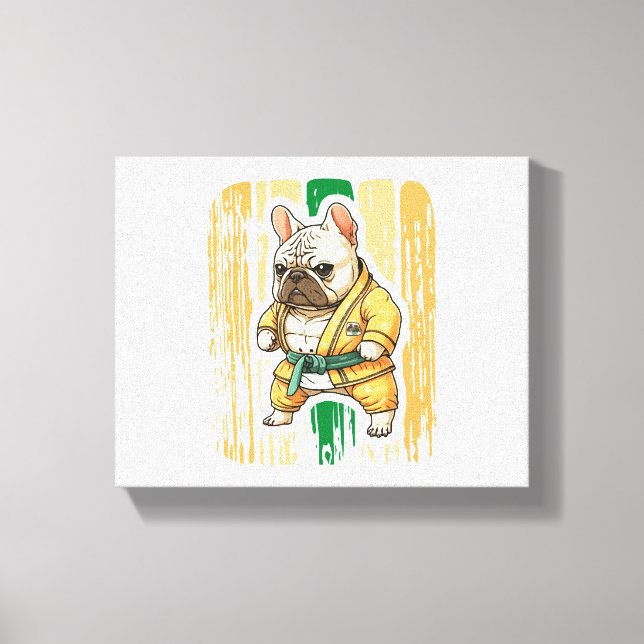 Toile Chien connaît Karate (Recto)