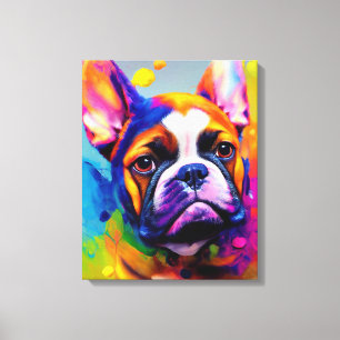 Toile Chien de Chien de France animal adorable animal co