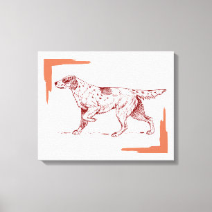 Toile Chien de coin