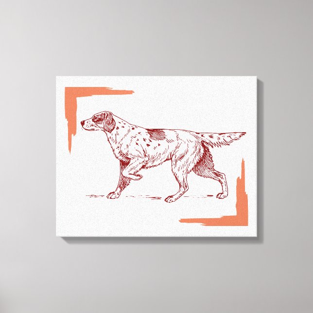 Toile Chien de coin (Recto)