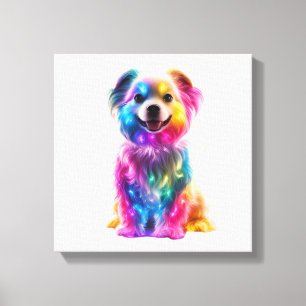 Toile Chien de couleur mignon