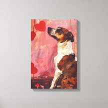 Chien de la Journée des Valentines