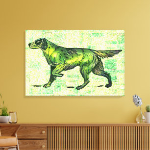Toile Chien de Setter