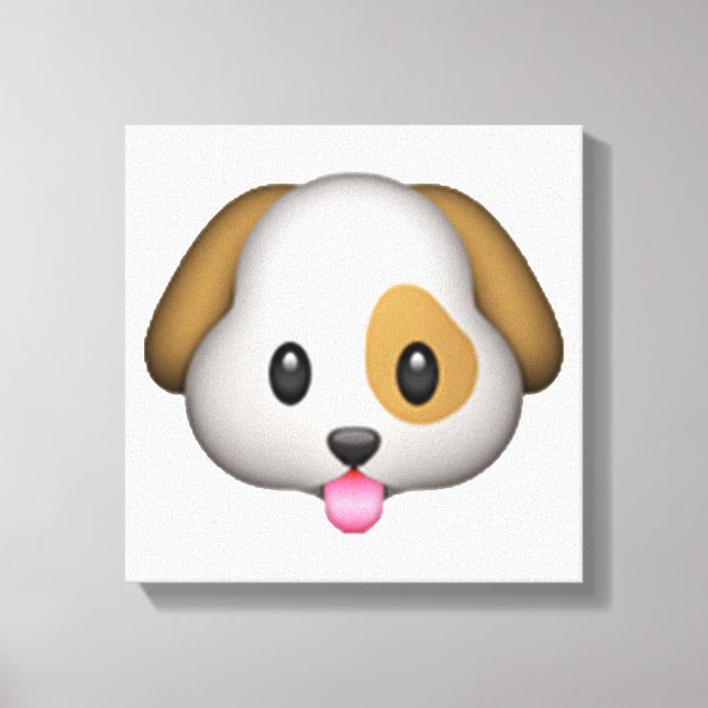 Toile Chien - Emoji (Recto)