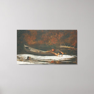 Toile Chien et chasseur, 1892 (huile sur la toile)