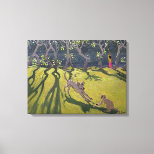 Toile Chien et singe 1998 (Recto)