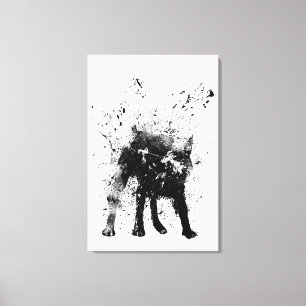 Toile chien humide
