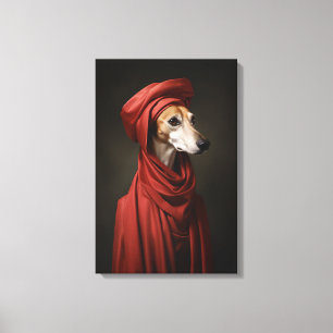 Toile Chien Lady Saluki