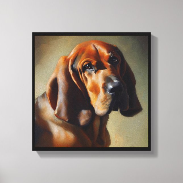 Toile Chien Saint-Hubert  (Recto)