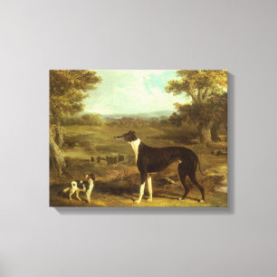Toile Chiens, Greyhound et Espagnol, Docteur Fop by Herr