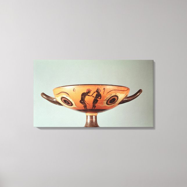 Toile Chiffre noir kylix, c.580-525 av. (Recto)